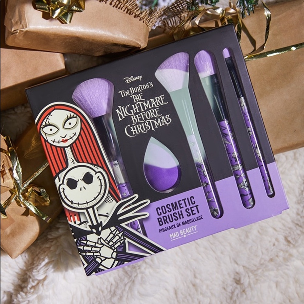 Disney’s Tim Burton’s The Nightmare Before Christmas Makeup Cosmetic Brushes